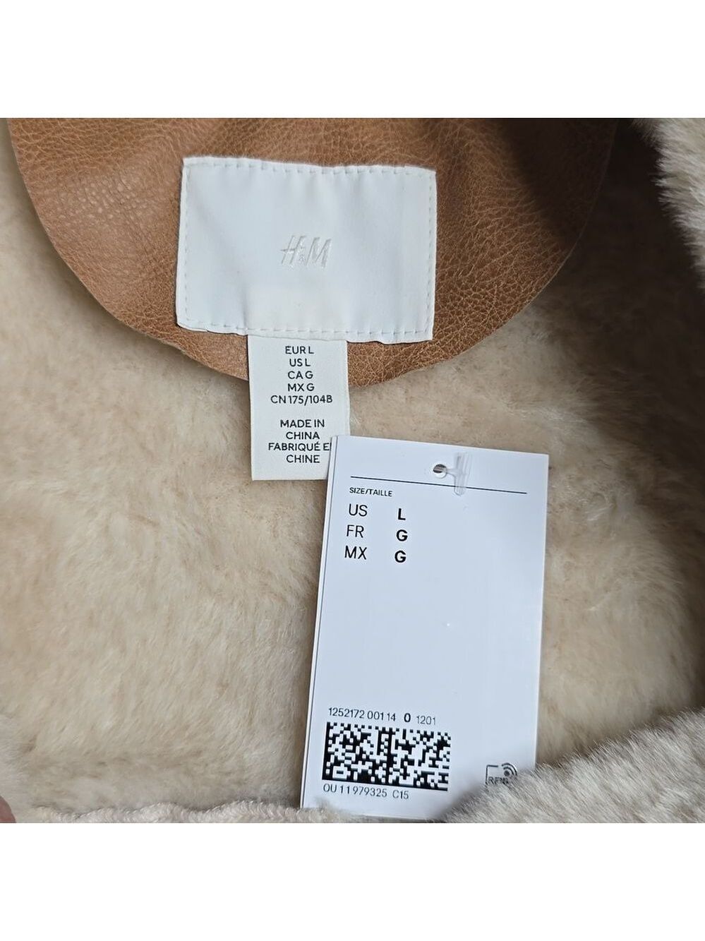 H&M Aviator Jacket Large - Picture 8 of 12